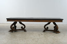 Load image into Gallery viewer, Slate Top Scroll Base Coffee Table
