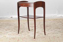 Load image into Gallery viewer, Sleek Antique Mahogany Side Table by Mersman
