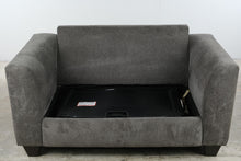 Load image into Gallery viewer, Gray Upholstered Twin Sleeper Chair with Pull Out Bed
