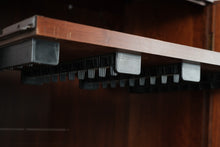 Load image into Gallery viewer, Slender Solid Cherry Media Cabinet by Kincaid – Pull-Out Shelf &amp; Storage – 59&quot; Tall
