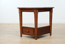 Load image into Gallery viewer, Traditional Wood End Table with Sliding Top and Storage Drawer
