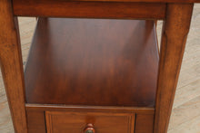 Load image into Gallery viewer, Traditional Wood End Table with Sliding Top and Storage Drawer
