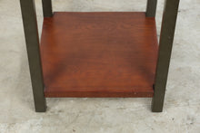 Load image into Gallery viewer, Industrial Modern Tall Display Shelf with Metal Frame and Wood Shelves
