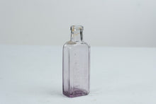 Load image into Gallery viewer, Antique Sloans Liniment Purple Amethyst Glass Medicine Bottle Embossed
