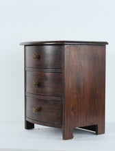 Load image into Gallery viewer, The Marlowe Bow Front Chest – Solid Wood 3-Drawer Petite Cabinet
