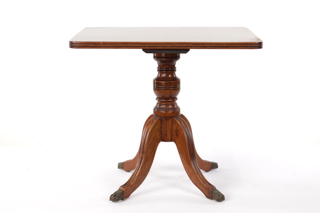 Small Apple Cross Pedestal Side Table