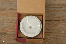 Load image into Gallery viewer, Longaberger Woven Traditions Classic Blue Small Covered Dish – Stoneware with Lid – Original Box
