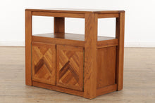 Load image into Gallery viewer, Small Oak Cabinet with Parquet Pattern
