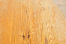 Load image into Gallery viewer, Round Solid Pine Dining Table Rustic Farmhouse Style
