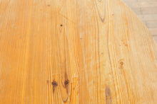 Load image into Gallery viewer, Round Solid Pine Dining Table Rustic Farmhouse Style
