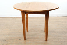 Load image into Gallery viewer, Round Solid Pine Dining Table Rustic Farmhouse Style
