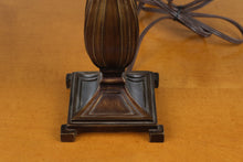 Load image into Gallery viewer, Traditional Bronze Finish Buffet Table Lamp Fluted Column Square Base 20 Inch
