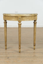 Load image into Gallery viewer, Corinthian Demi-Lune Console Table
