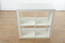 Load image into Gallery viewer, White 4 Cube Storage Shelf Bookcase Open Display Unit
