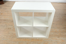 Load image into Gallery viewer, White 4 Cube Storage Shelf Bookcase Open Display Unit
