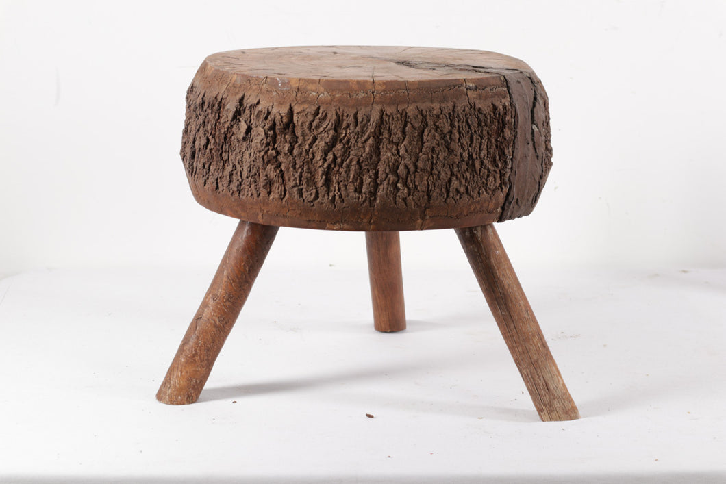 Smaller 3 Legged Live Edge Stool Craze Furniture and Antiques