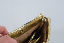 Load image into Gallery viewer, Gold Sequin Paillette Evening Bag Metallic Shoulder Purse 7 x 7
