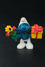 Load image into Gallery viewer, Vintage Smurfs Lot – 1970s–1980s Schleich Peyo Figures – Barber, Farmer, Gift Giver &amp; More (Set of 6)
