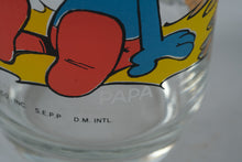 Load image into Gallery viewer, Vintage 1983 Smurfs Glasses (Set of 2) – Papa Smurf &amp; Party Scene – Wallace Berrie
