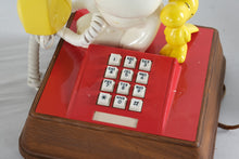 Load image into Gallery viewer, Vintage Snoopy Woodstock Telephone Design Line Peanuts Phone With Box 1980s
