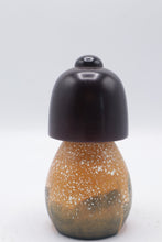 Load image into Gallery viewer, Vintage Japanese Kokeshi Doll Tokugawa Crest Gold Kimono Signed 5 Inch
