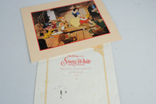 Load image into Gallery viewer, Disney Snow White and Seven Dwarfs 1994 Commemorative Lithograph 16 x 12
