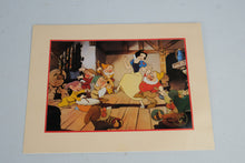 Load image into Gallery viewer, Disney Snow White and Seven Dwarfs 1994 Commemorative Lithograph 16 x 12
