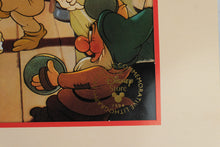 Load image into Gallery viewer, Disney Snow White and Seven Dwarfs 1994 Commemorative Lithograph 16 x 12
