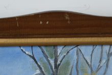 Load image into Gallery viewer, &quot;Snowy Rural Village&quot; by M. Maynard – Original Framed Winter Landscape Oil Painting
