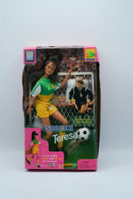 Load image into Gallery viewer, 1999 Mattel Soccer Teresa Doll, FIFA Women’s World Cup USA ’99, Soccer Kira Line, NIB
