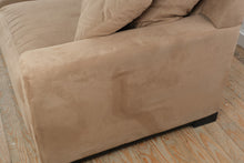 Load image into Gallery viewer, Havertys 90 Inch Khaki Fabric SofaTrend Modern Sofa
