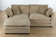 Load image into Gallery viewer, Modern Corduroy Cloud Loveseat with Ottoman
