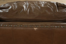 Load image into Gallery viewer, Soft Brown Leather Governor&#39;s Couch - Bradington Young
