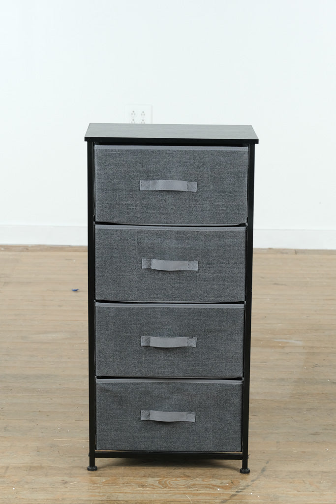 4-Drawer Fabric Storage Organizer – 18” W x 12” D x 36” H
