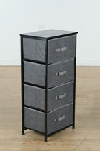 Load image into Gallery viewer, 4-Drawer Fabric Storage Organizer – 18” W x 12” D x 36” H
