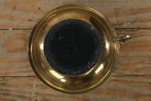 Load image into Gallery viewer, International Silver Co. Solid Brass Chamberstick Candle Holder – Vintage 5.5" x 6.5" – Classic Colonial Style
