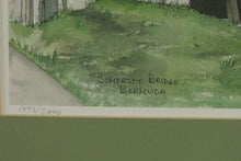 Load image into Gallery viewer, Sue Quarles Somerset Bridge Bermuda Signed Numbered Print Framed 21x17
