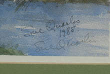 Load image into Gallery viewer, Sue Quarles Somerset Bridge Bermuda Signed Numbered Print Framed 21x17
