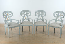 Load image into Gallery viewer, Somerset Bay Two-Tone Painted Scrollback Armchairs (Set of 4)
