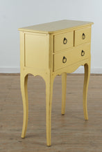 Load image into Gallery viewer, Elegant Yellow Console Table with Long Cabriole Legs
