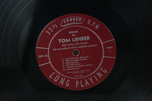 Load image into Gallery viewer, Songs by Tom Lehrer – Original 1953 Vinyl LP – Lehrer Records TLP-1
