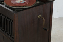 Load image into Gallery viewer, Sonora Wind Up Phonograph Cabinet Record Player
