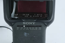 Load image into Gallery viewer, Sony Watchman Portable TV AM FM Radio
