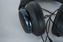 Load image into Gallery viewer, Wireless Bluetooth Over Ear Headphones Black Travel Pouch Cables Airline Adapter
