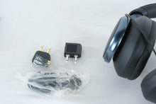 Load image into Gallery viewer, Wireless Bluetooth Over Ear Headphones Black Travel Pouch Cables Airline Adapter
