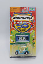 Load image into Gallery viewer, Matchbox Across America 50th Birthday Series – South Carolina Golf Cart “Palmetto State” (SC 008)
