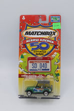 Load image into Gallery viewer, Matchbox Across America 50th Birthday Series – South Dakota Jeep Wrangler “Mount Rushmore Adventure” (SD 040)
