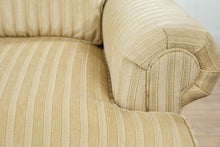Load image into Gallery viewer, Southwood Upholstered Sofa with Neutral Striped Fabric and Skirted Base

