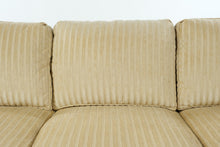 Load image into Gallery viewer, Southwood Upholstered Sofa with Neutral Striped Fabric and Skirted Base
