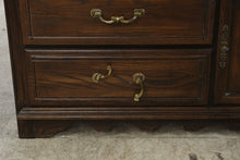 Load image into Gallery viewer, Vintage 1970s Spanish Mediterranean Revival 9-Drawer Dresser with Center Cabinet
